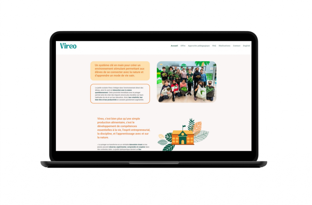 portfolio site web vireo