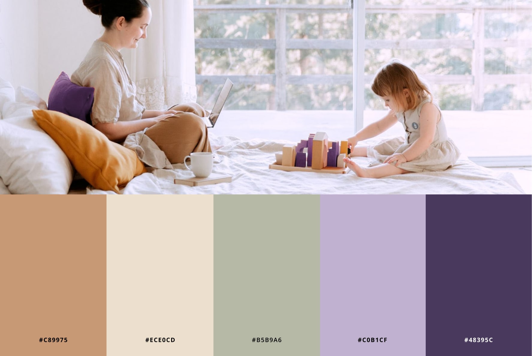 moose agence marketing clinique matrescence palette couleurs
