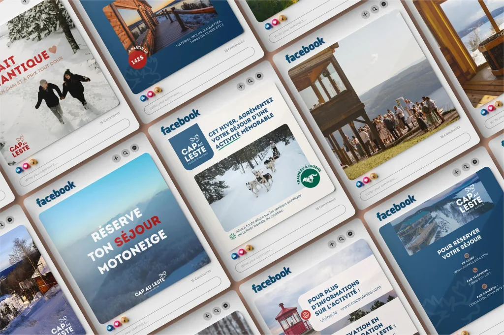 moose agence marketing potfolio cap au leste reseaux sociaux