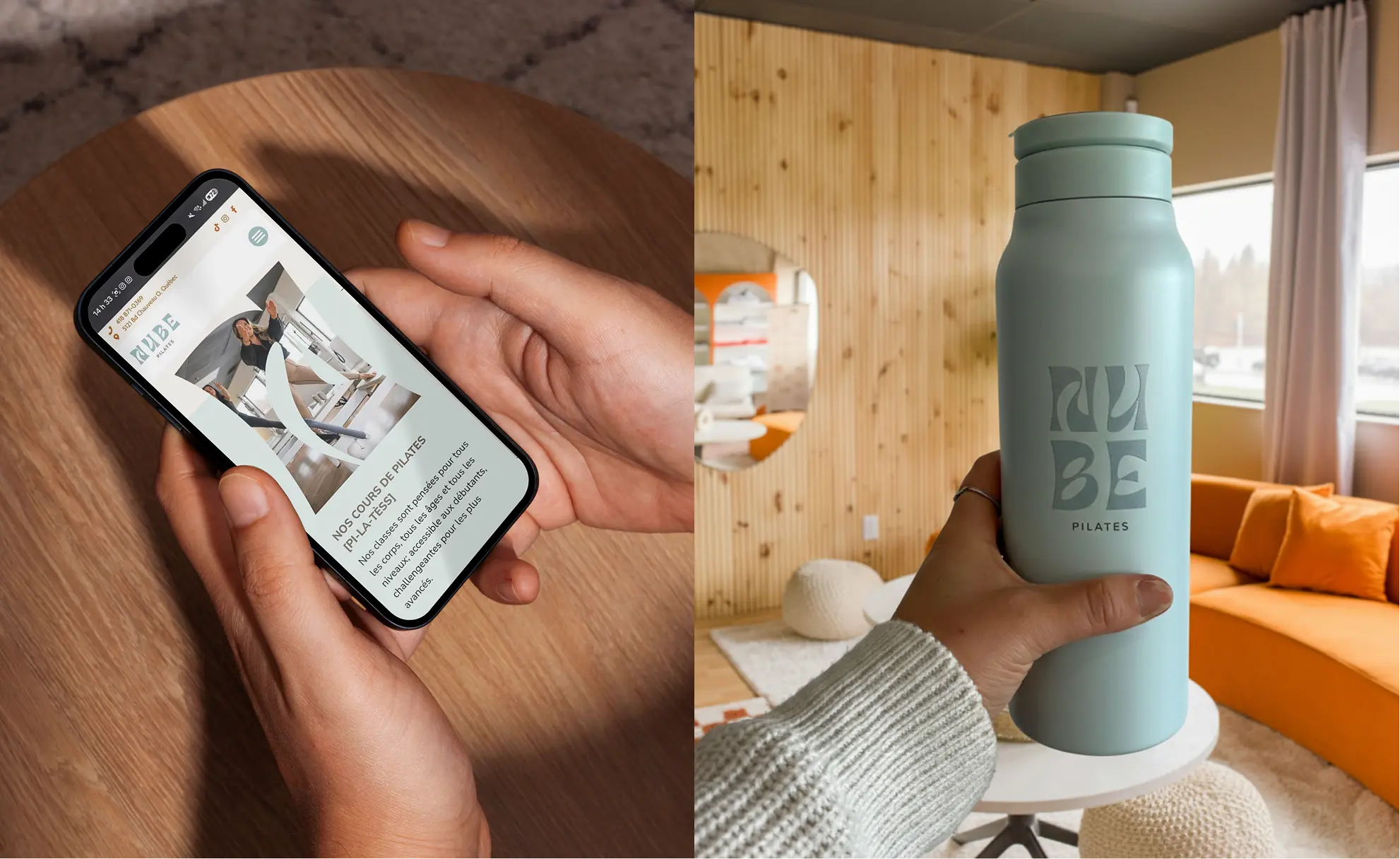 moose agence marketing portfolio nube pilates gourde