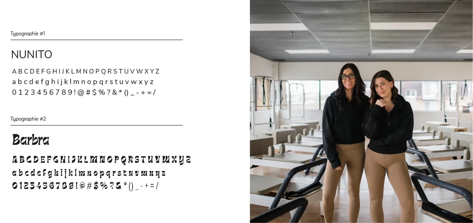 moose agence marketing portfolio nube pilates typographies