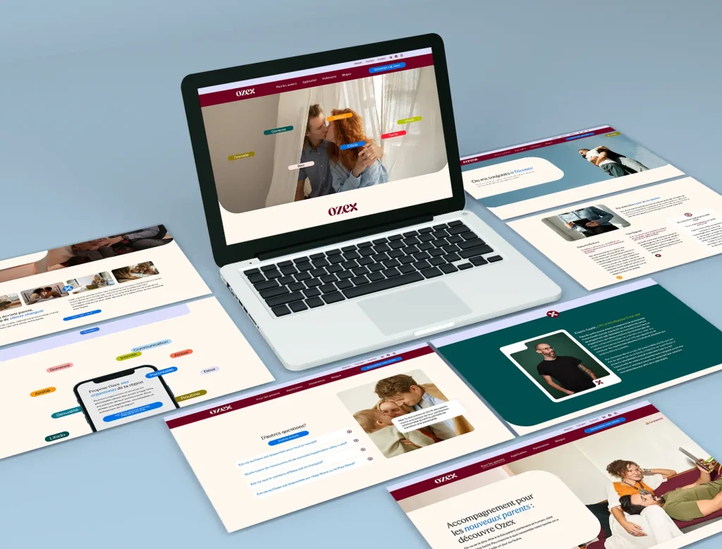 moose agence marketing portfolio ozex site web