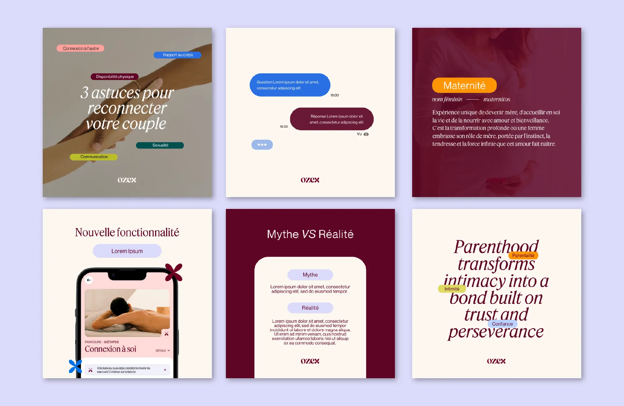 moose agence marketing portfolio ozex template canva template facebook