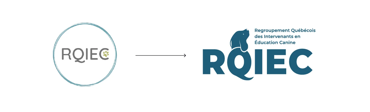 moose agence marketing portfolio rqiec logo avant apres