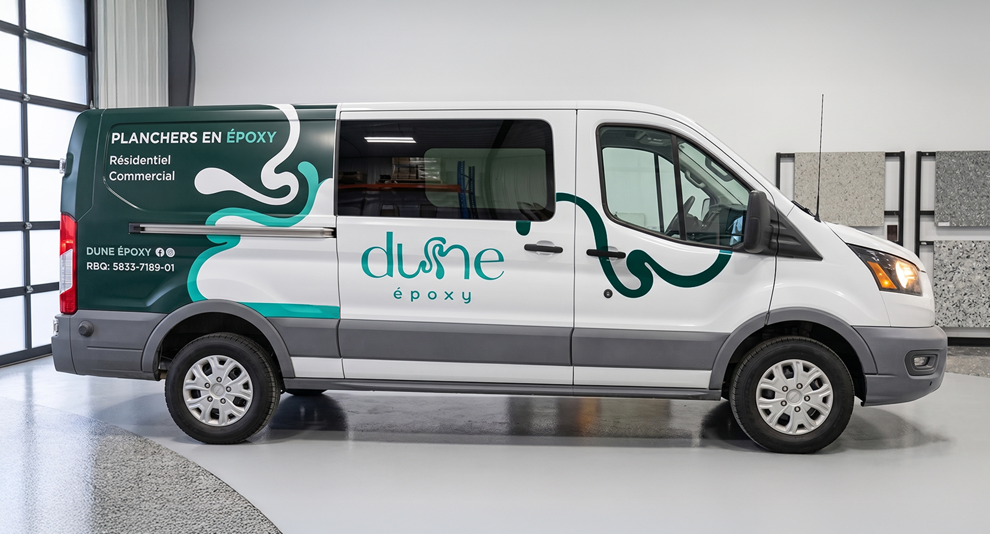 moose agence marketing portfolio dune epoxy camion