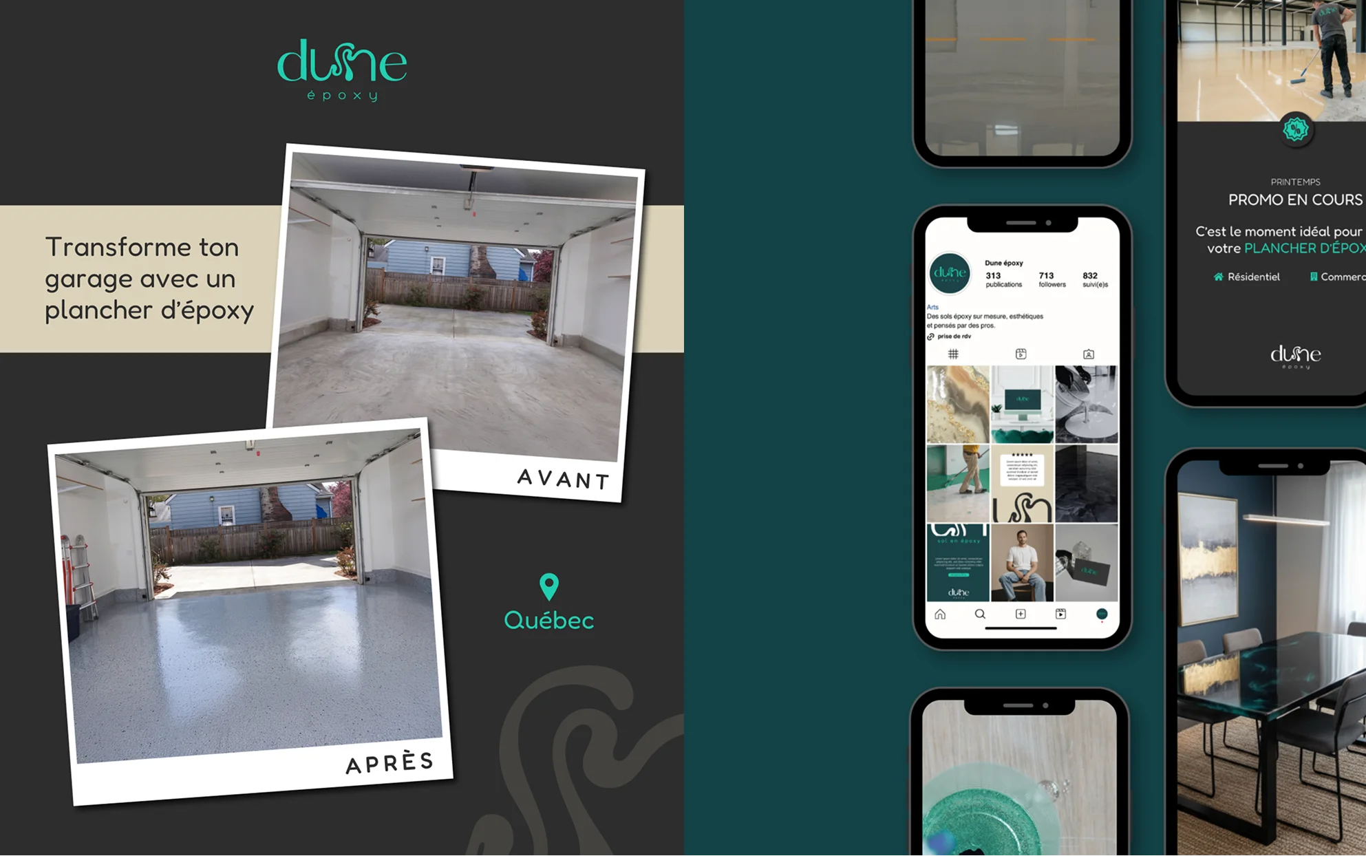 moose agence marketing portfolio dune epoxy reseaux